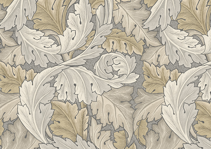 William Morris At Home Acanthus, Flint - Roller Blind - Image 6